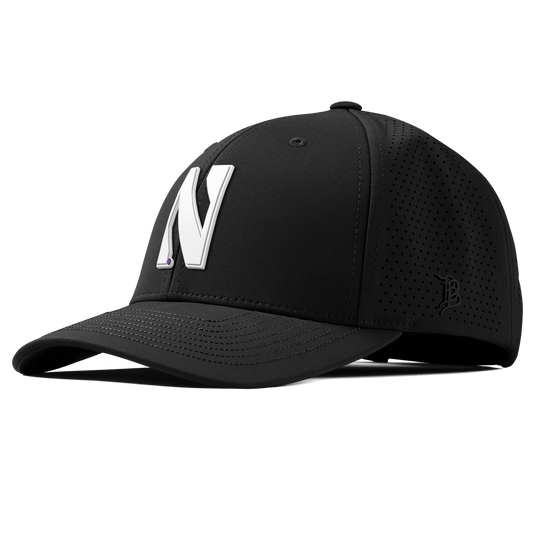 Northwestern University "Vintage Northwestern Block" Curved Elite XGen™ Black