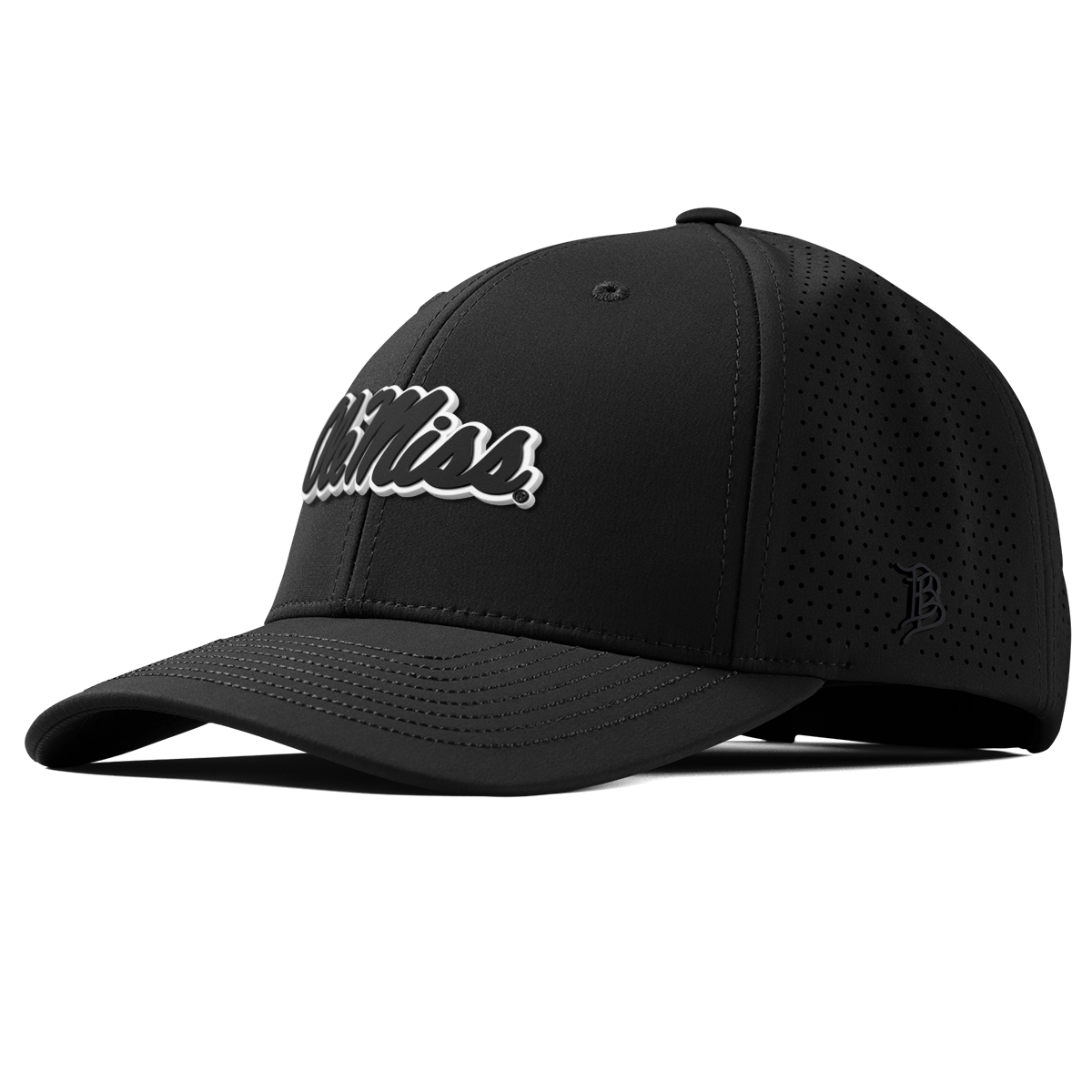 University of Mississippi "Vintage Ole Miss Team Logo" Curved Elite XGen™ Black