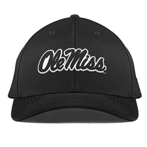 University of Mississippi "Vintage Ole Miss Team Logo" Curved Elite XGen™ Black