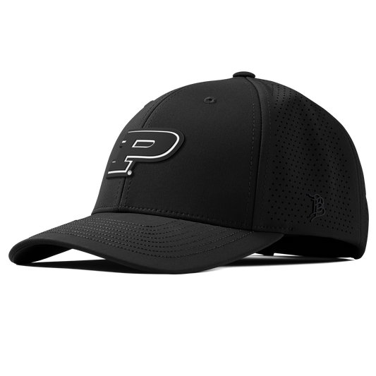 Purdue University "Vintage Purdue Team Logo" Curved Elite XGen™ Black