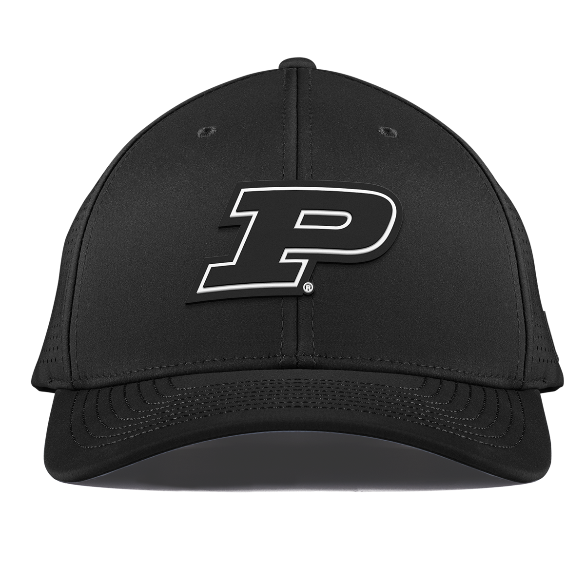 Purdue University "Vintage Purdue Team Logo" Curved Elite XGen™ Black