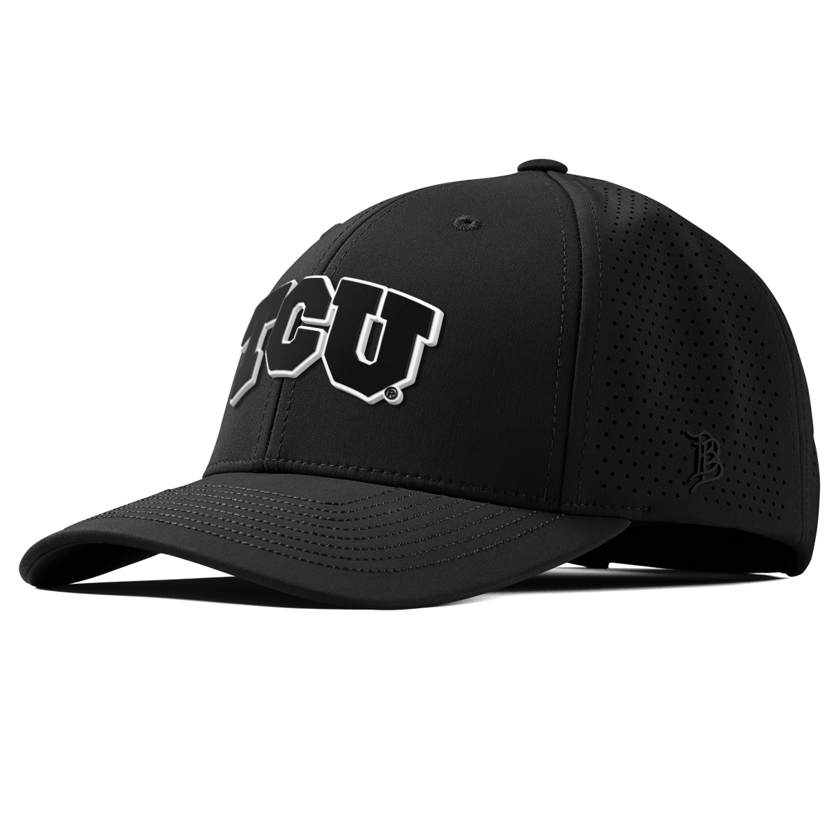 Texas Christian University "Vintage TCU Block" Curved Elite XGen™ Black