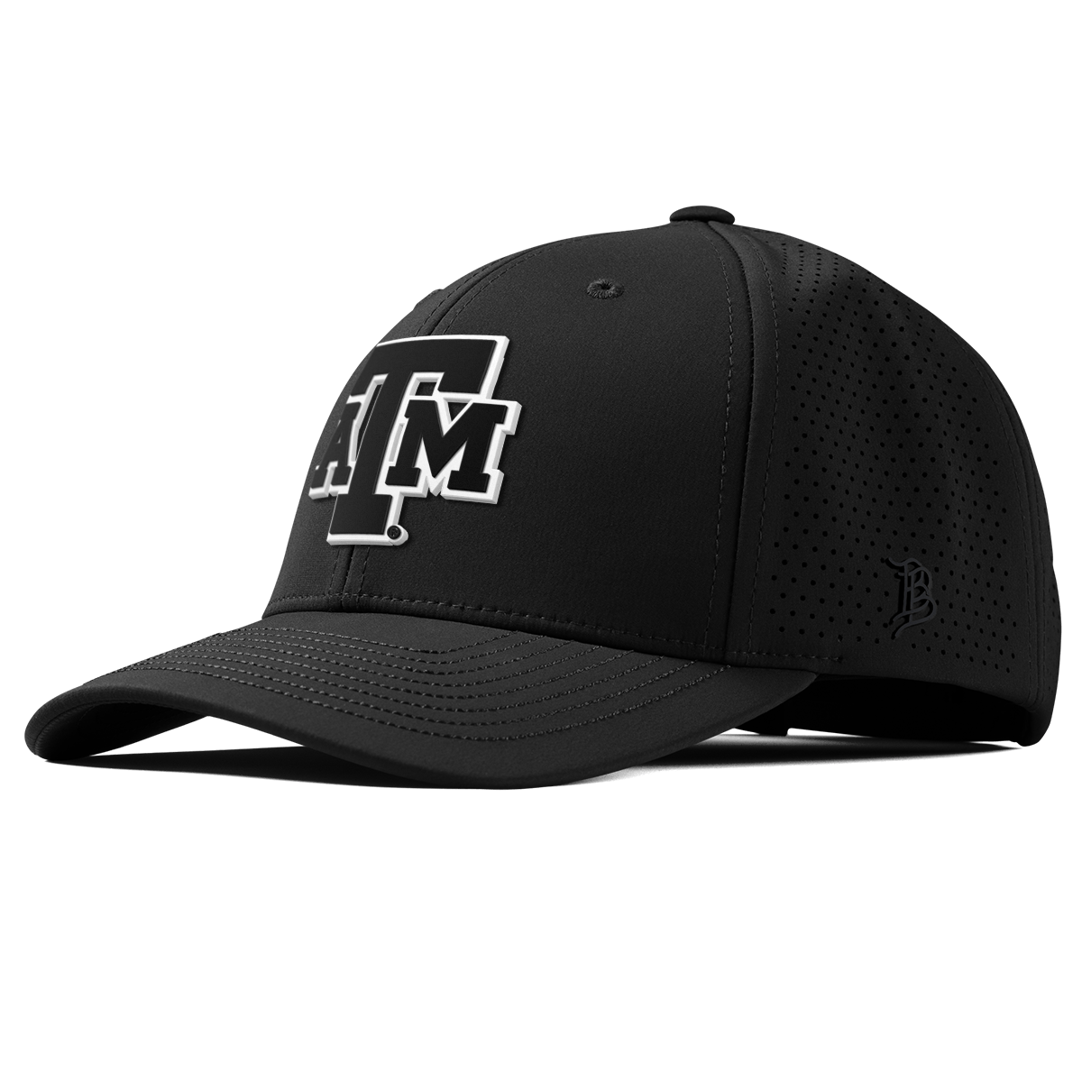 Texas A&M University "Vintage Texas A&M Block" Curved Elite XGen™ Black