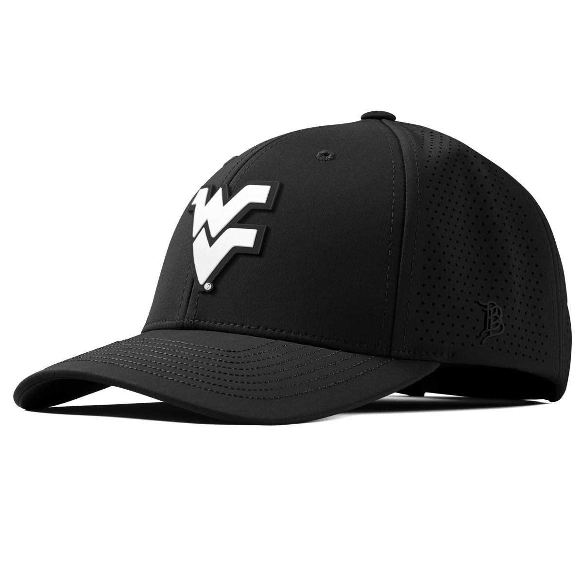 West Virginia University "Vintage West Virginia Team Logo" Curved Elite XGen™ Black