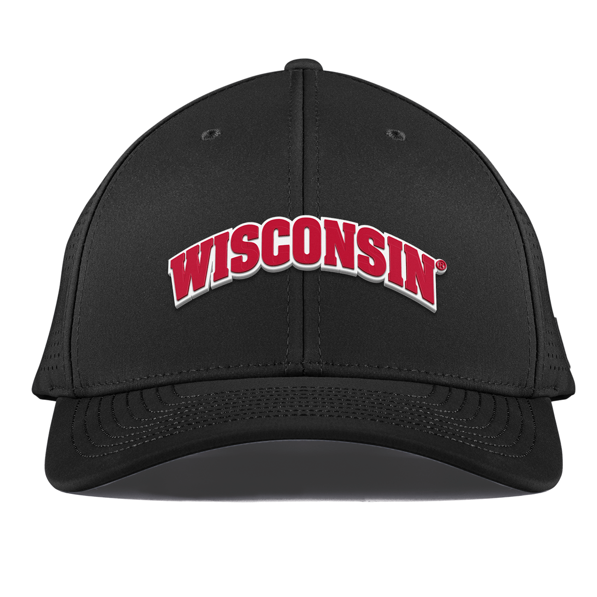 University of Wisconsin "Wisconsin Block" Curved Elite XGen™ Black
