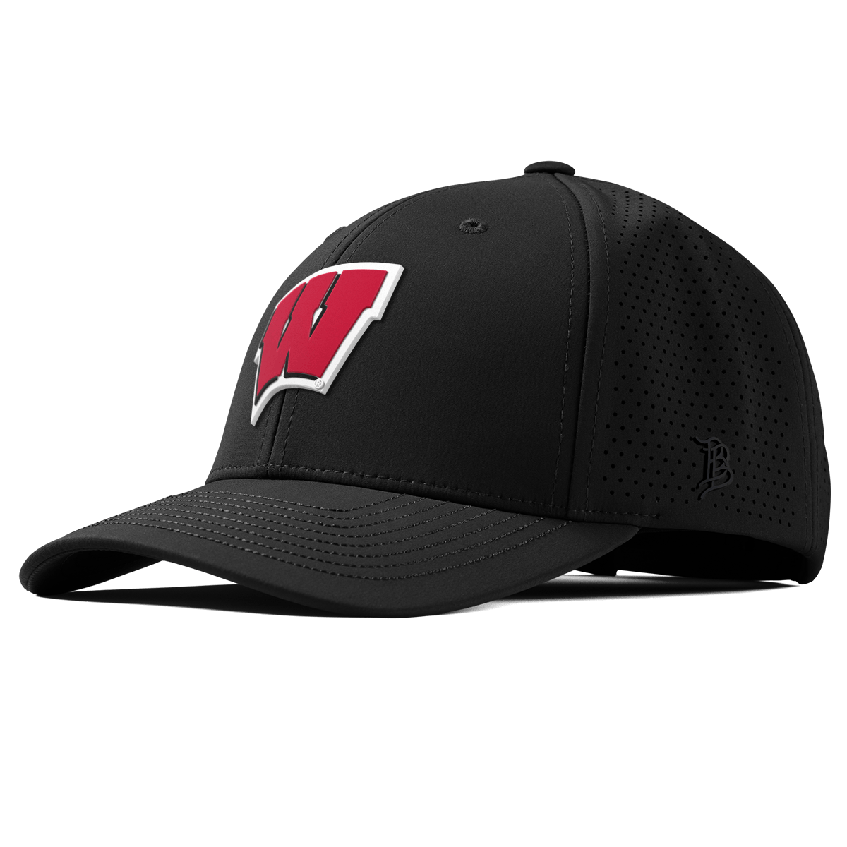 University of Wisconsin "Wisconsin Team Logo" Curved Elite XGen™ Black