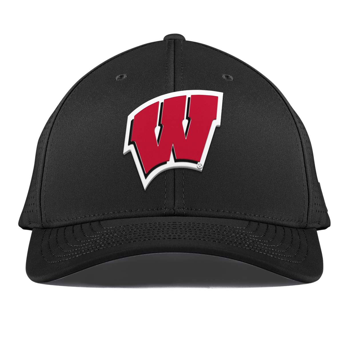 University of Wisconsin "Wisconsin Team Logo" Curved Elite XGen™ Black