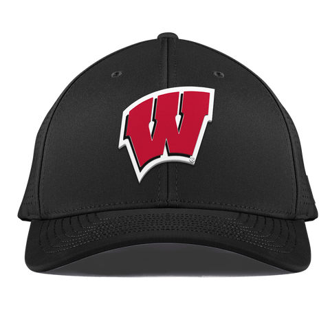 University of Wisconsin "Wisconsin Team Logo" Curved Elite XGen™ Black