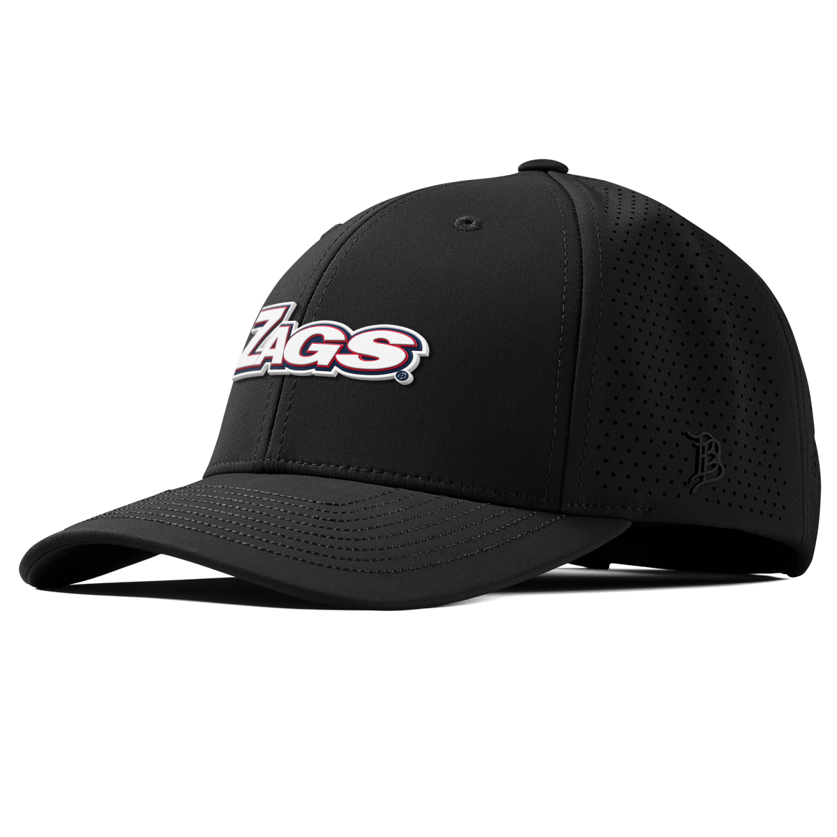 Gonzaga University "Zags Block" Curved Elite XGen™ Black