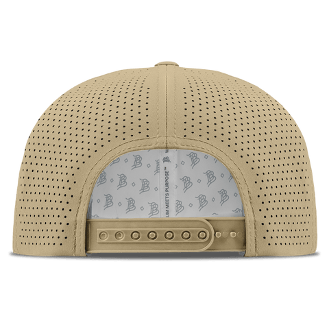 West Virginia University "WVU Mountaineer Football Logo" Curved Elite XGen® Back Desert