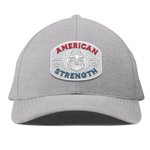 American Strength USA Curved Elite XGen™ Hat Heather Gray