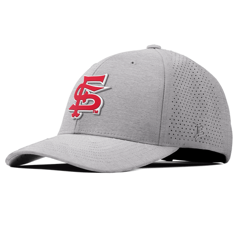 Fresno State University "Fresno State Stacked" Curved Elite XGen™ Heather Gray