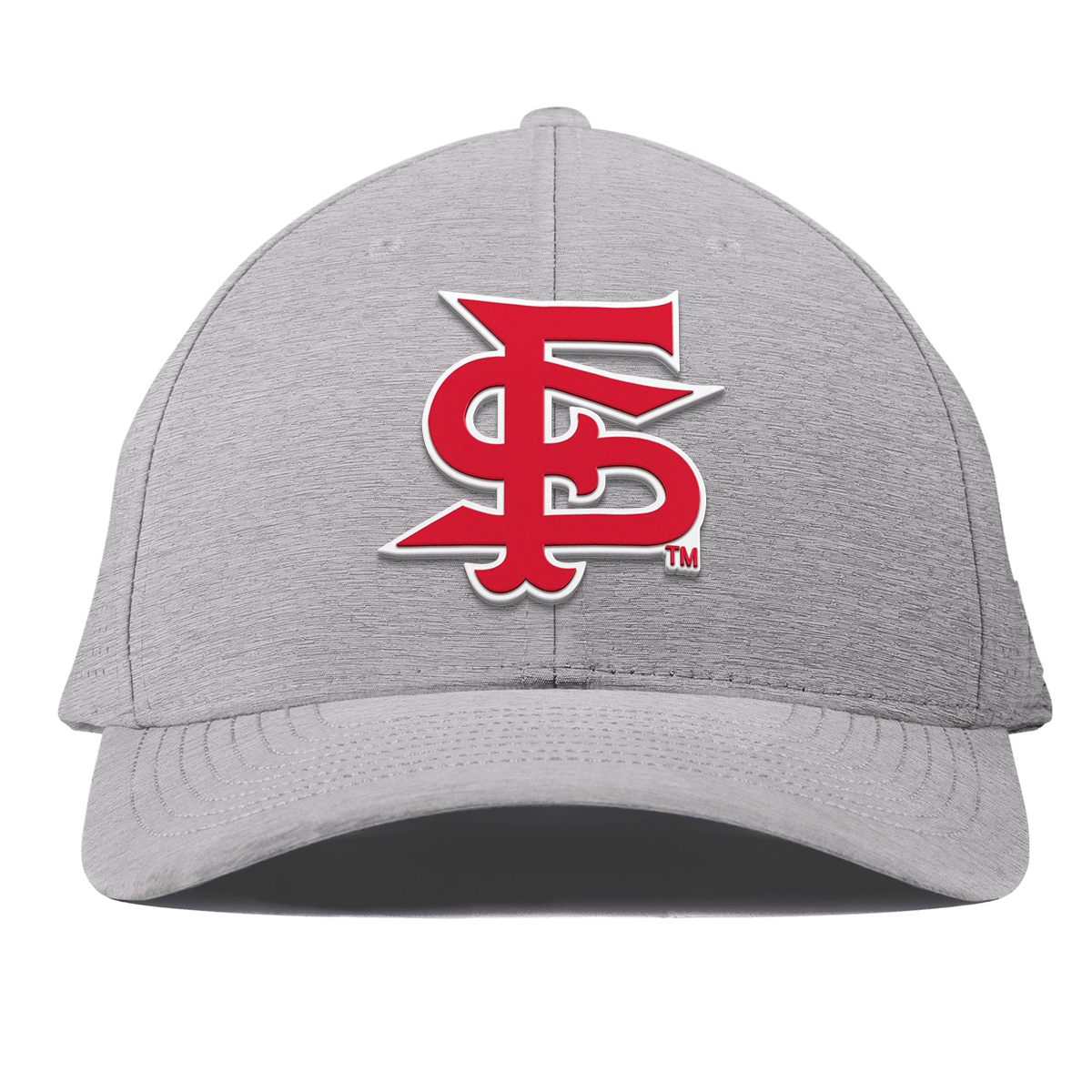 Fresno State University "Fresno State Stacked" Curved Elite XGen™ Heather Gray