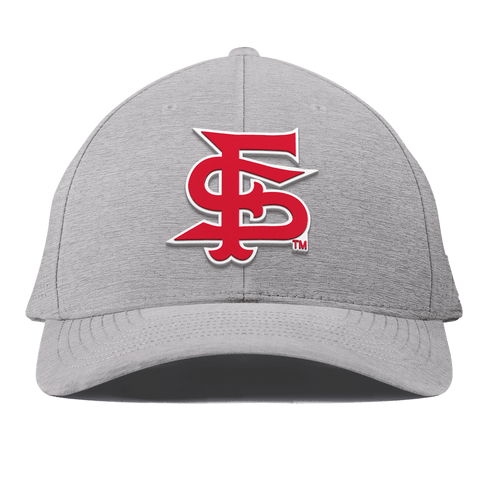 Fresno State University "Fresno State Stacked" Curved Elite XGen™ Heather Gray