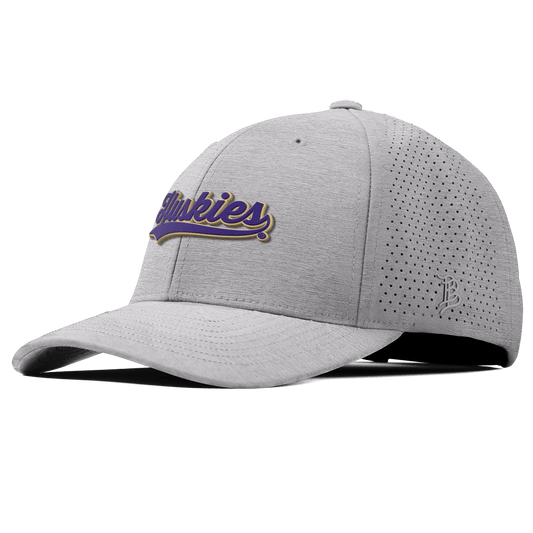 University of Washington "Huskies Script" Curved Elite XGen™ Heather Gray
