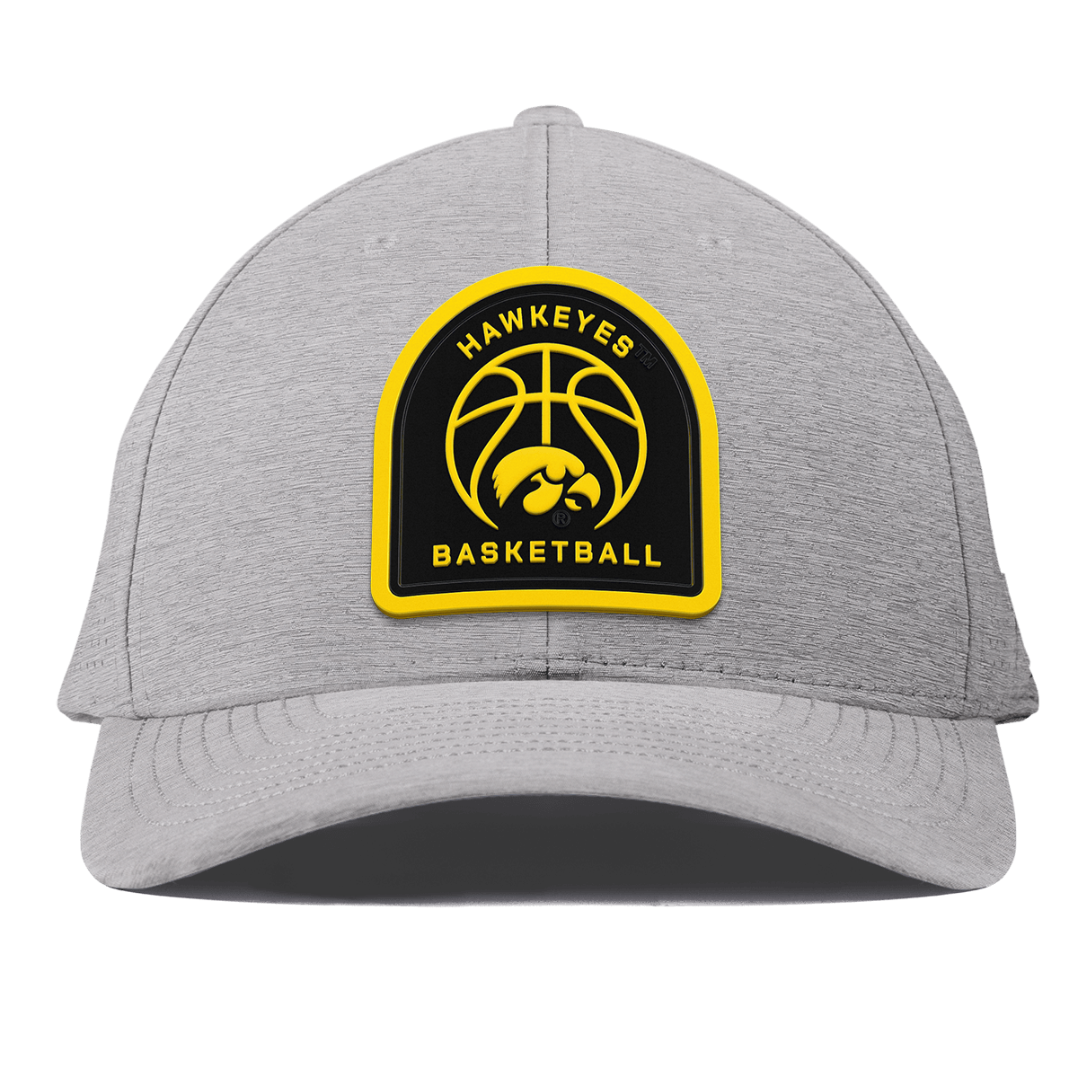 University of Iowa "Iowa Basketball" Curved Elite XGen™ Heather Gray