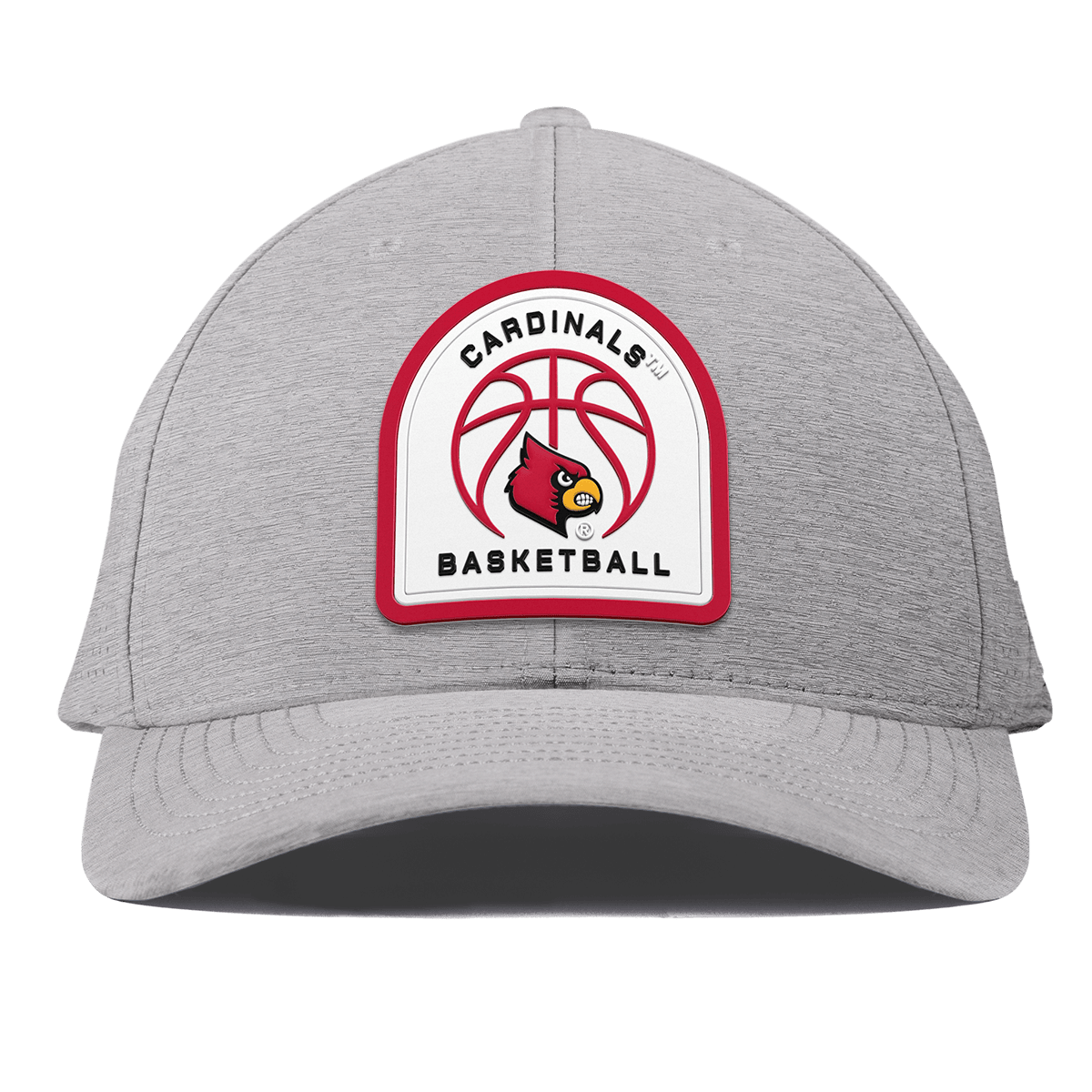 University of Louisville "Louisville Basketball" Curved Elite XGen™ Heather Gray