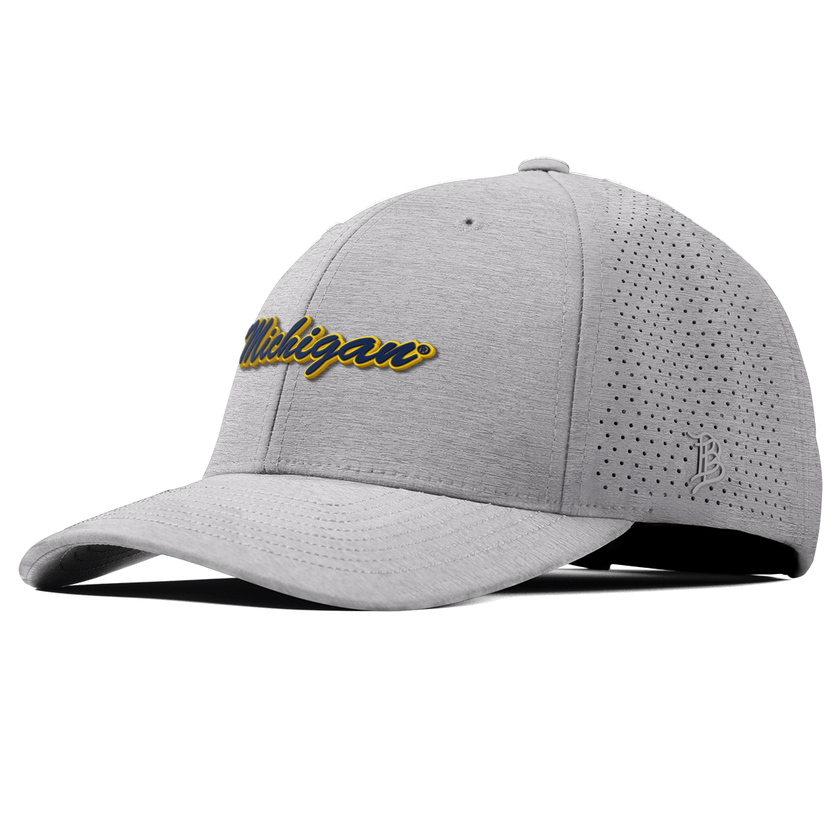 University of Michigan "Michigan Script" Curved Elite XGen™ Heather Gray