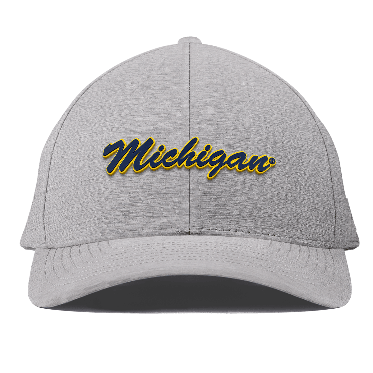 University of Michigan "Michigan Script" Curved Elite XGen™ Heather Gray