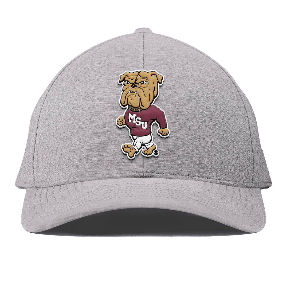 Mississippi State University "Mississippi State Bully" Curved Elite XGen™ Heather Gray