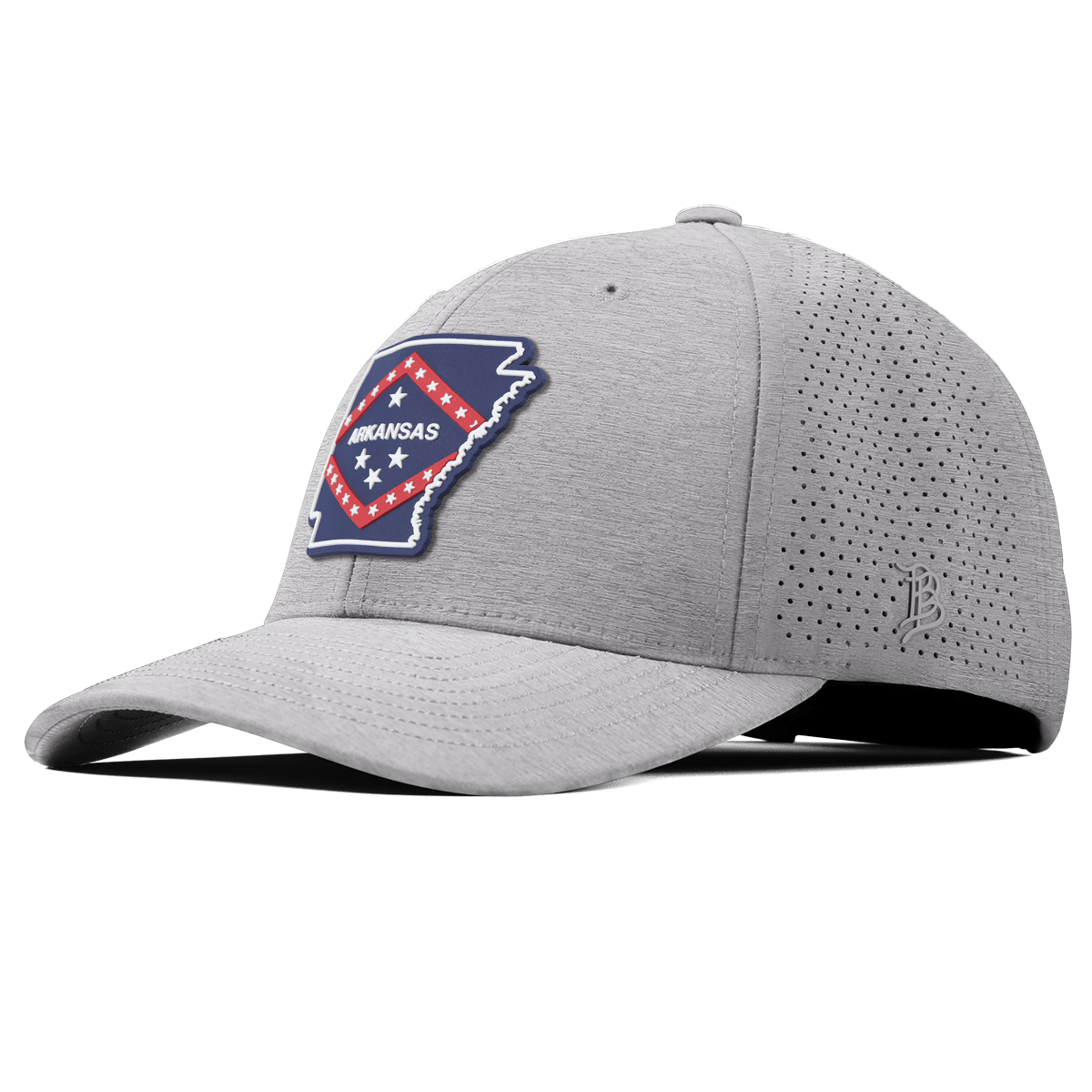 Arkansas Patriot Series Curved Elite XGen™ Heather Gray