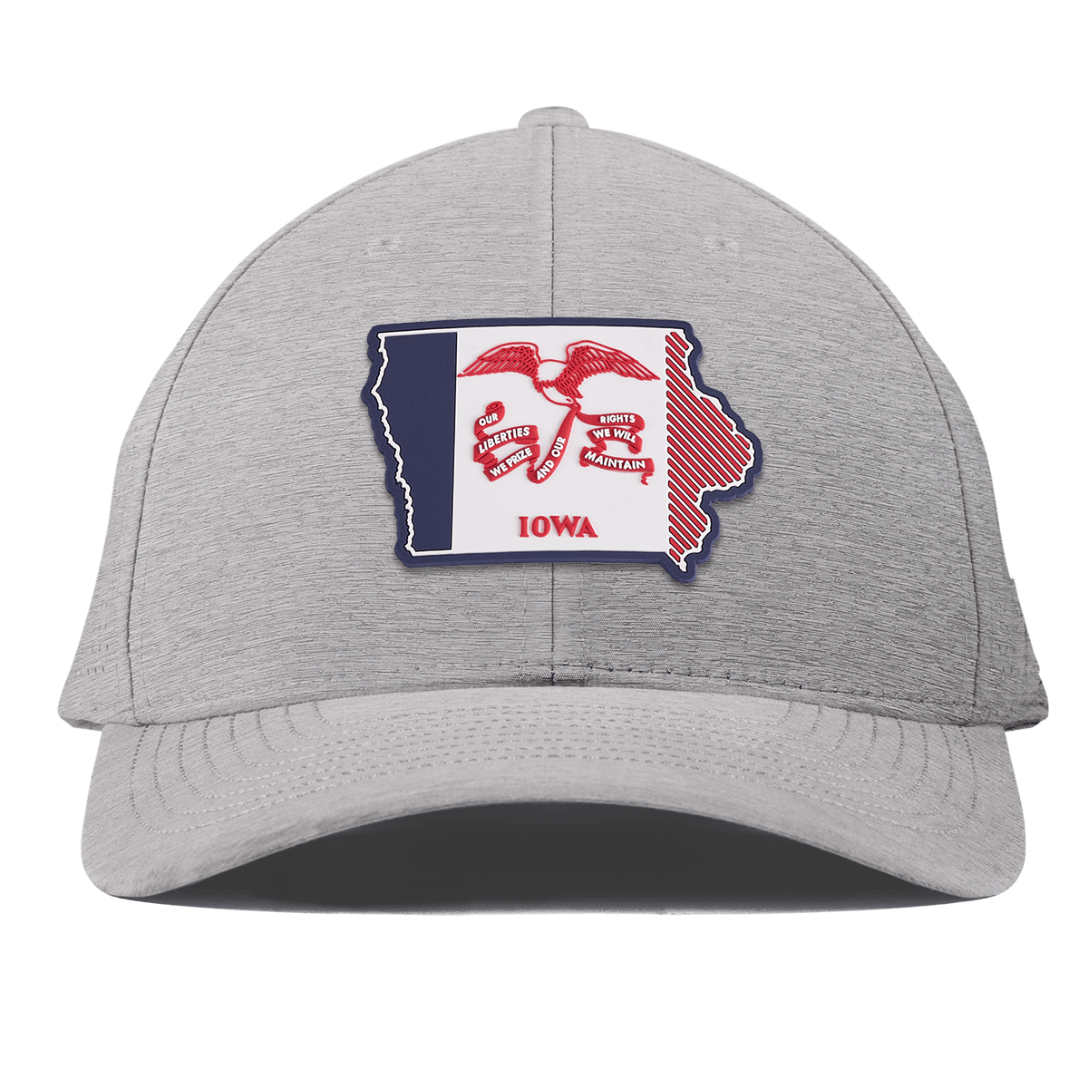 Iowa Patriot Series Curved Elite XGen™ Heather Gray
