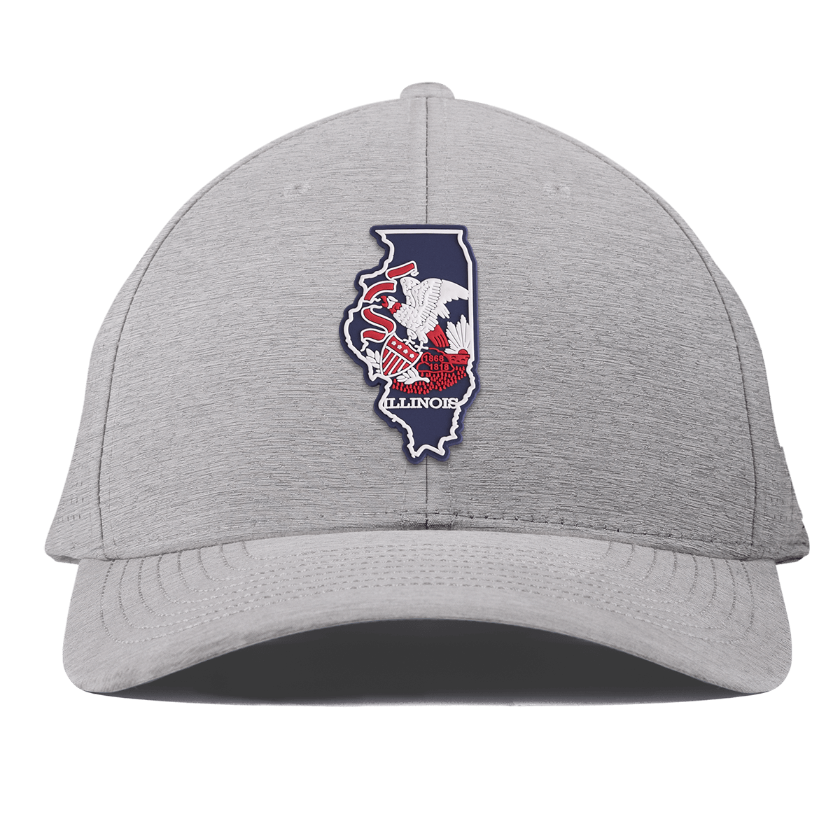 Illinois Patriot Series Curved Elite XGen™ Heather Gray