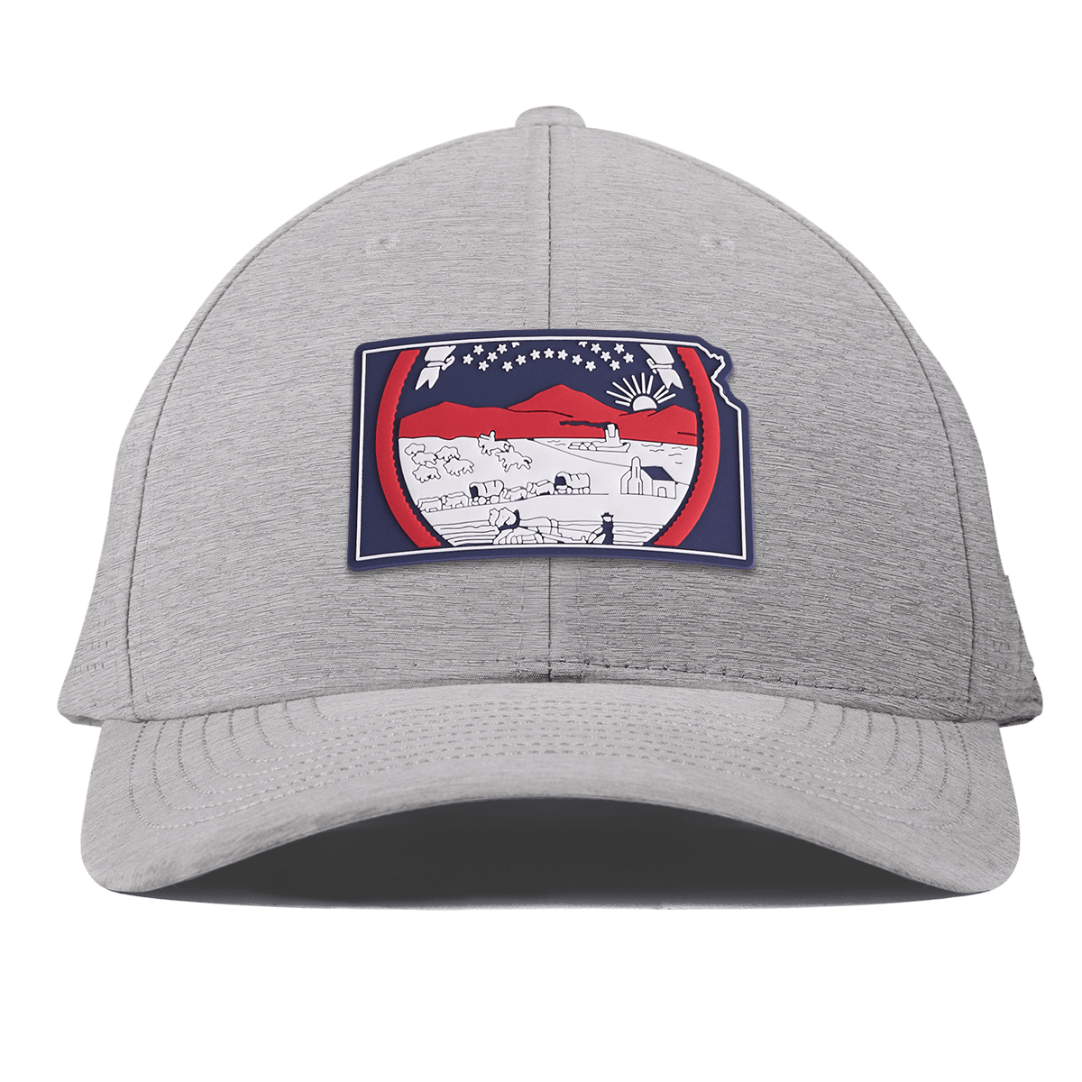 Kansas Patriot Series Curved Elite XGen™ Heather Gray
