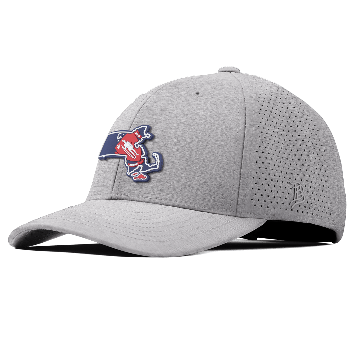 Massachusetts Patriot Series Curved Elite XGen™ Heather Gray