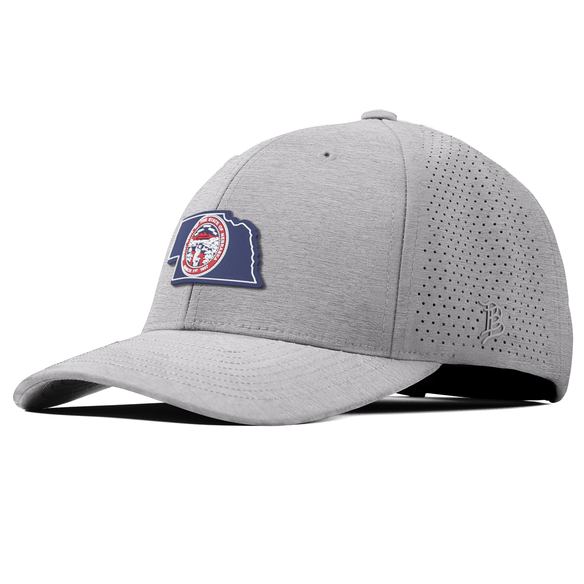 Nebraska Patriot Series Curved Elite XGen™ Heather Gray