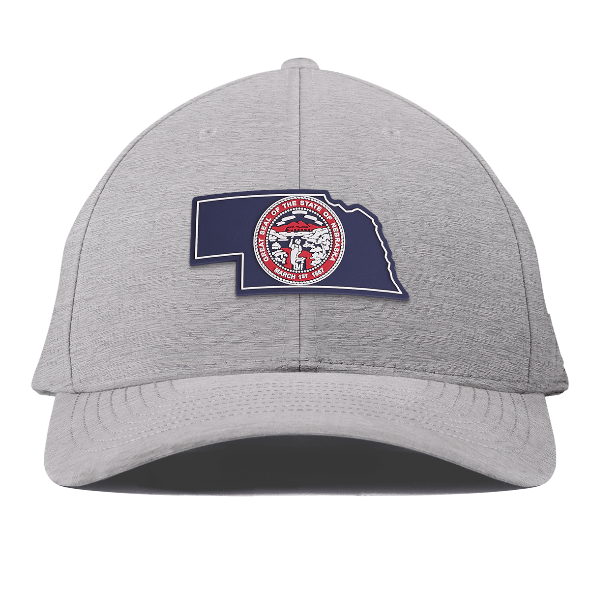 Nebraska Patriot Series Curved Elite XGen™ Heather Gray