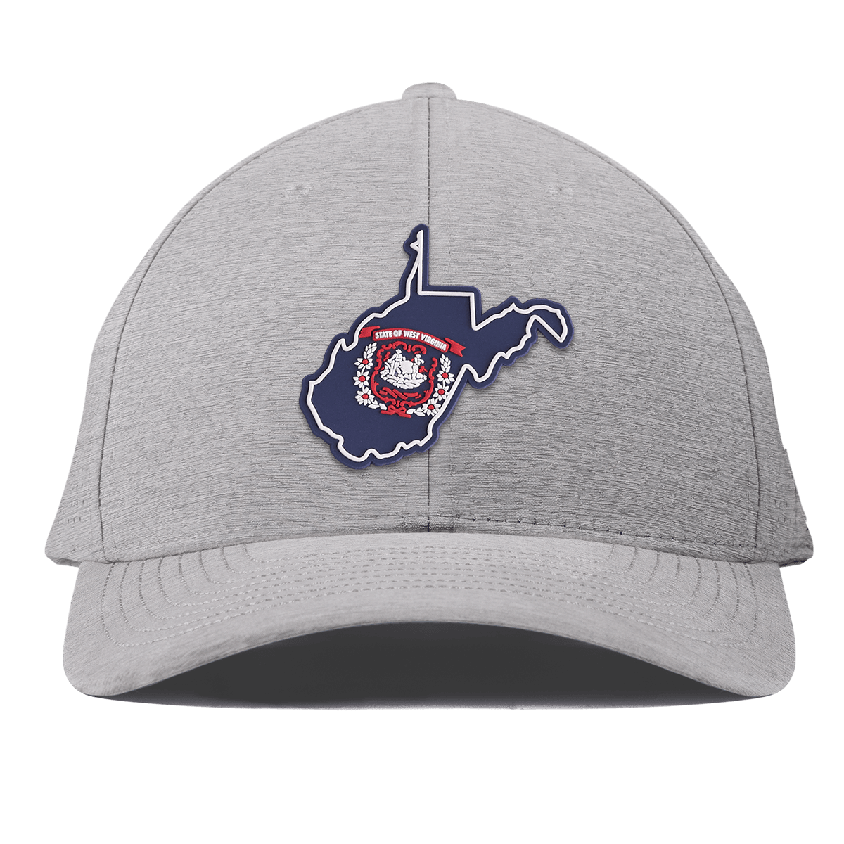West Virginia Patriot Series Curved Elite XGen™ Heather Gray
