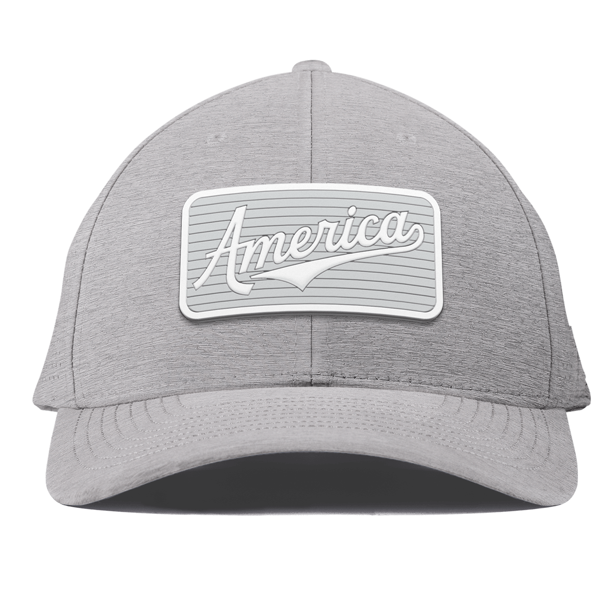 Pearl America Badge Curved Elite XGen™ Hat Heather Gray