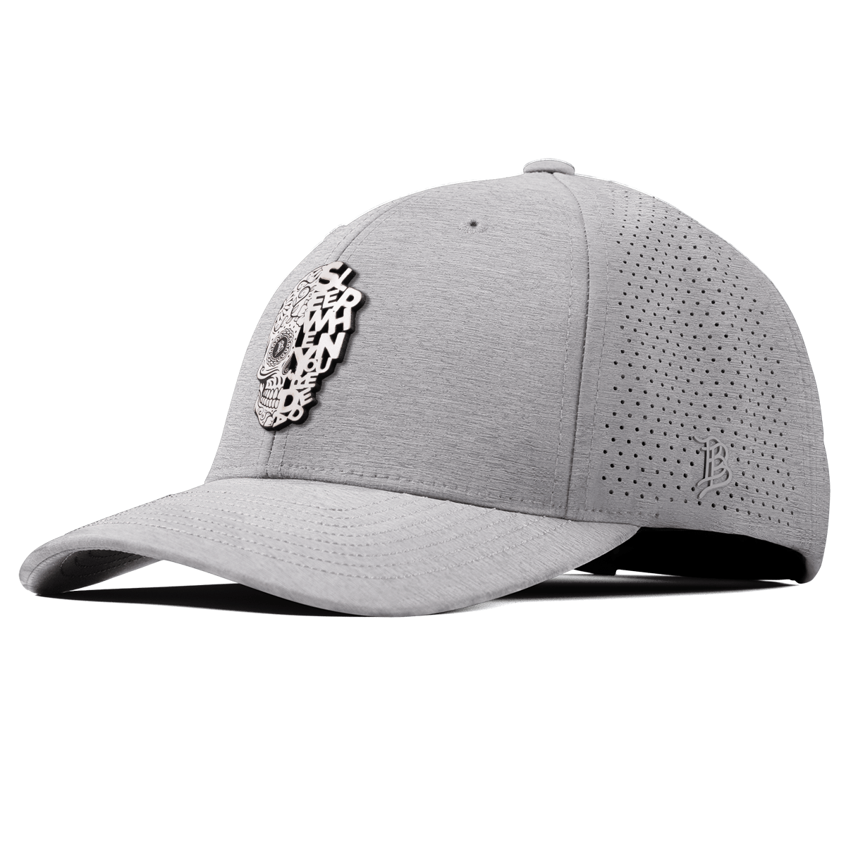 Sleep When You're Dead Skull Curved Elite XGen™ Heather Gray