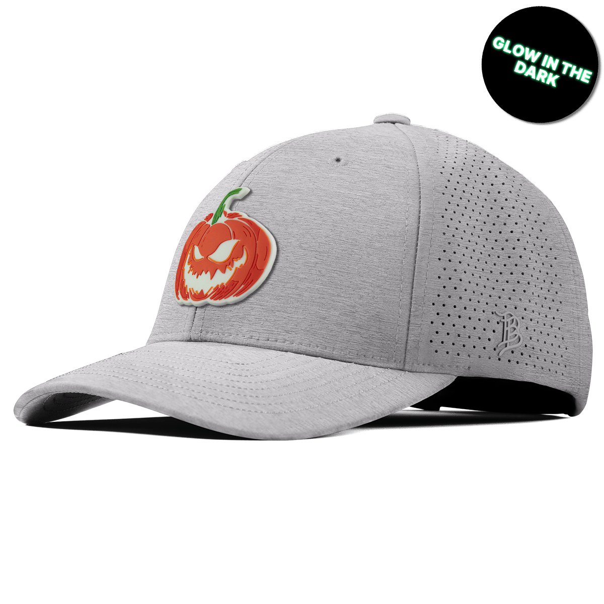 Jack-O-Lantern Glow Curved Elite XGen™ Heather Gray