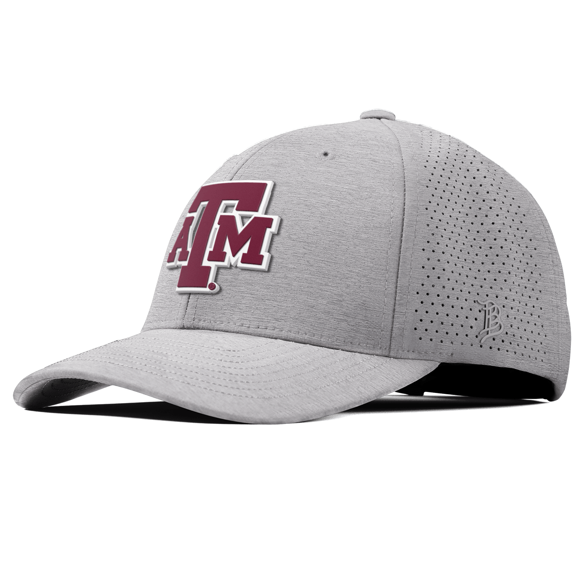 Texas A&M University "Texas A&M Block" Curved Elite XGen™ Heather Gray