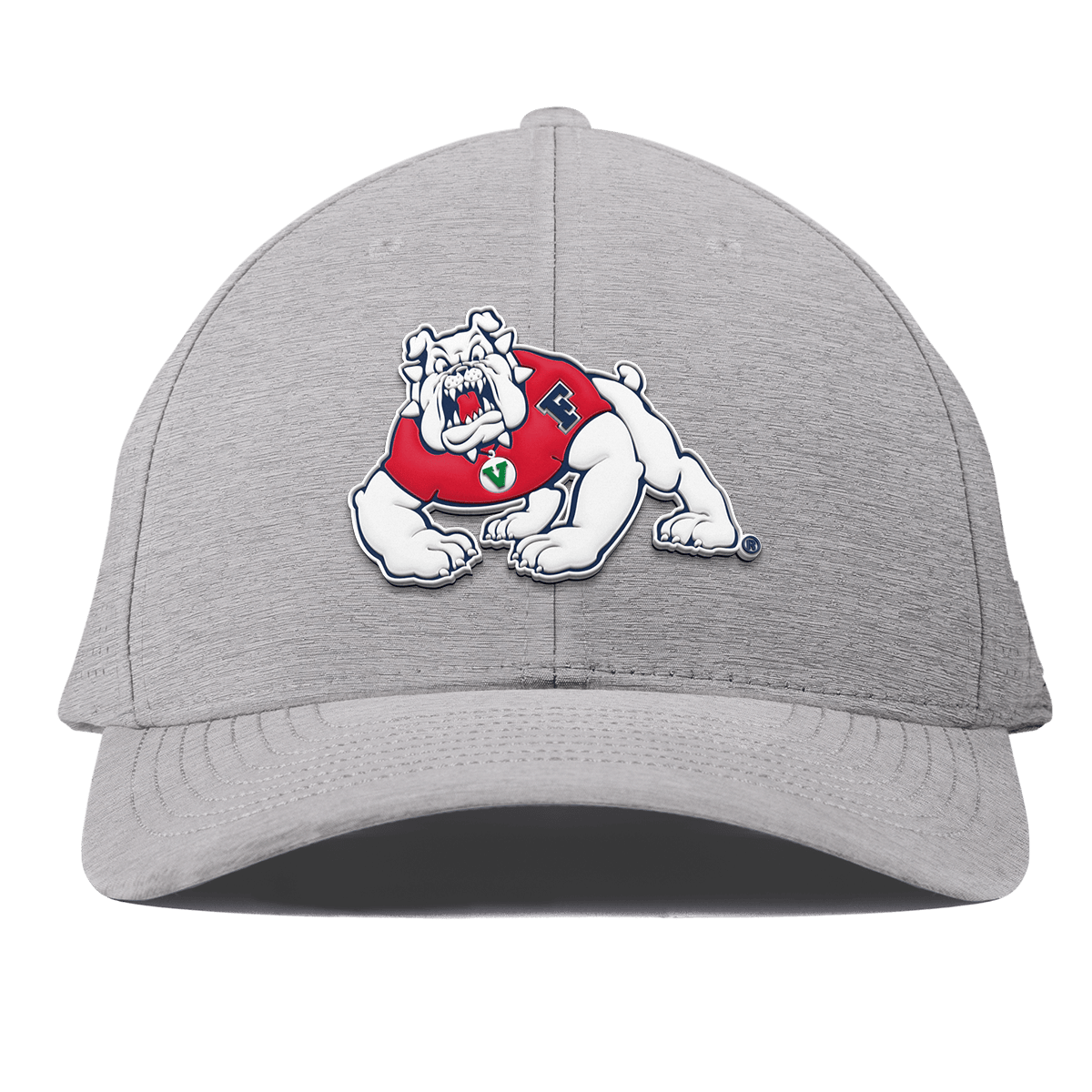 Fresno State University "TimeOut The Bulldog" Curved Elite XGen™ Heather Gray