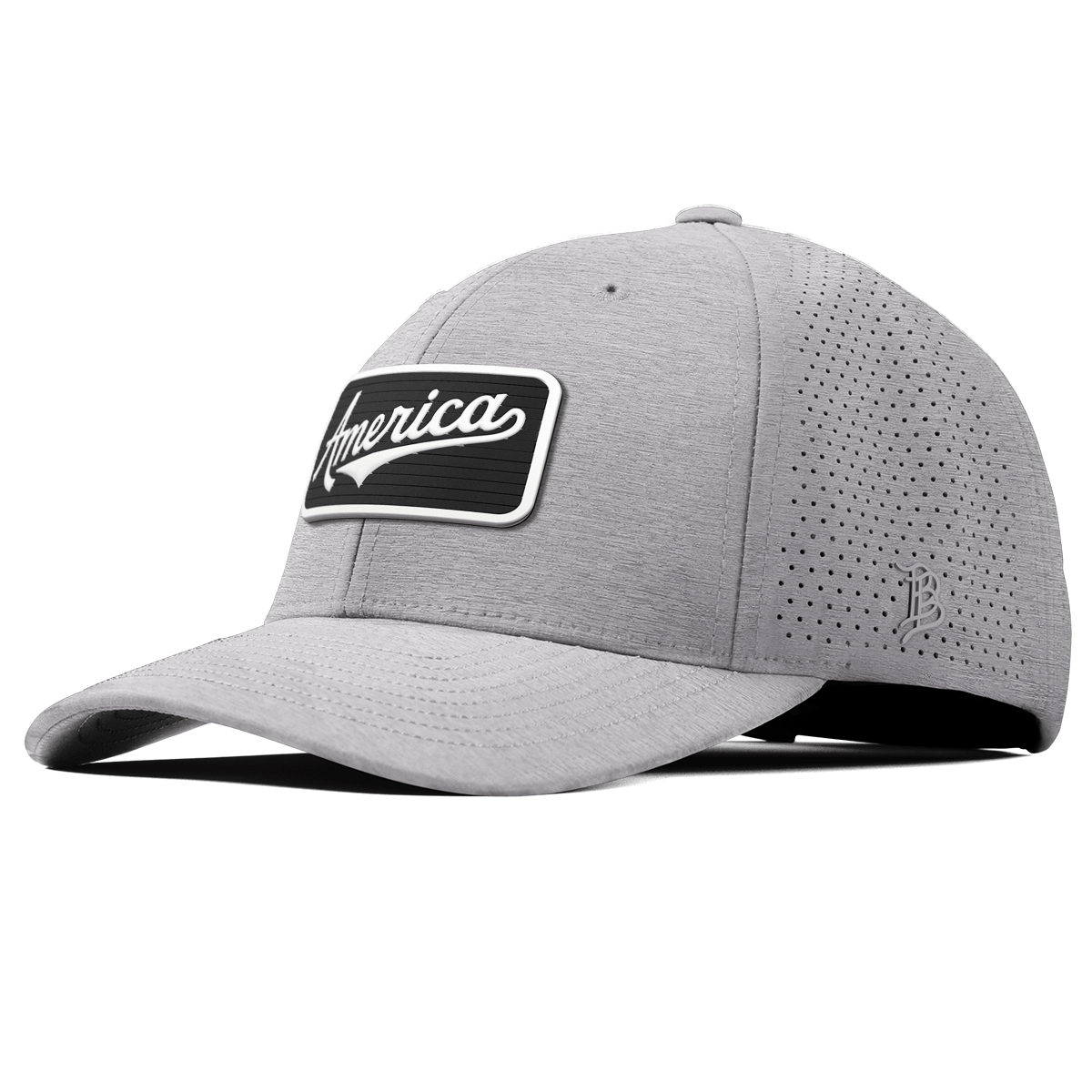 Vintage America Badge Curved Elite XGen™ Heather Gray