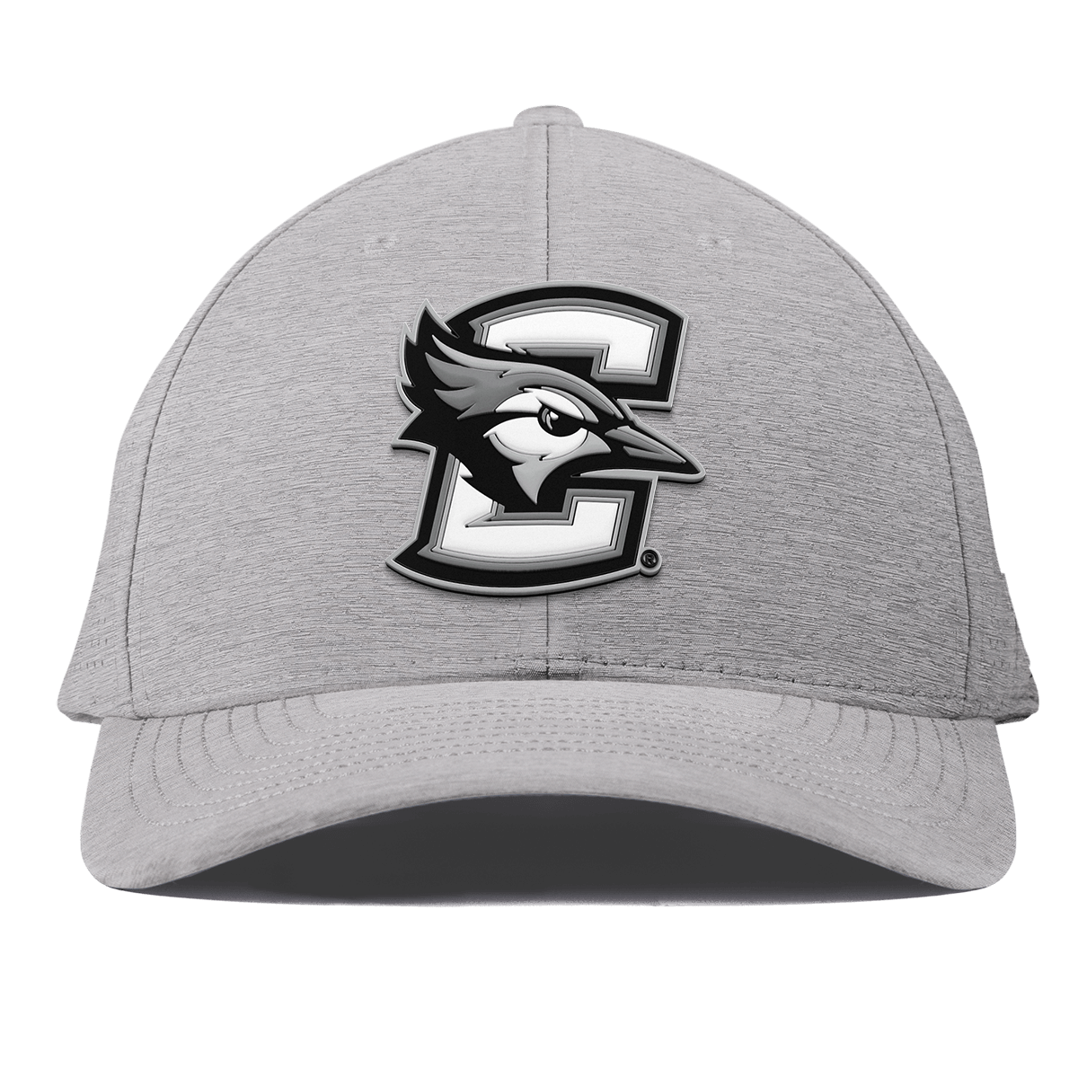 Creighton University "Vintage Creighton Block" Curved Elite XGen™ Heather Gray