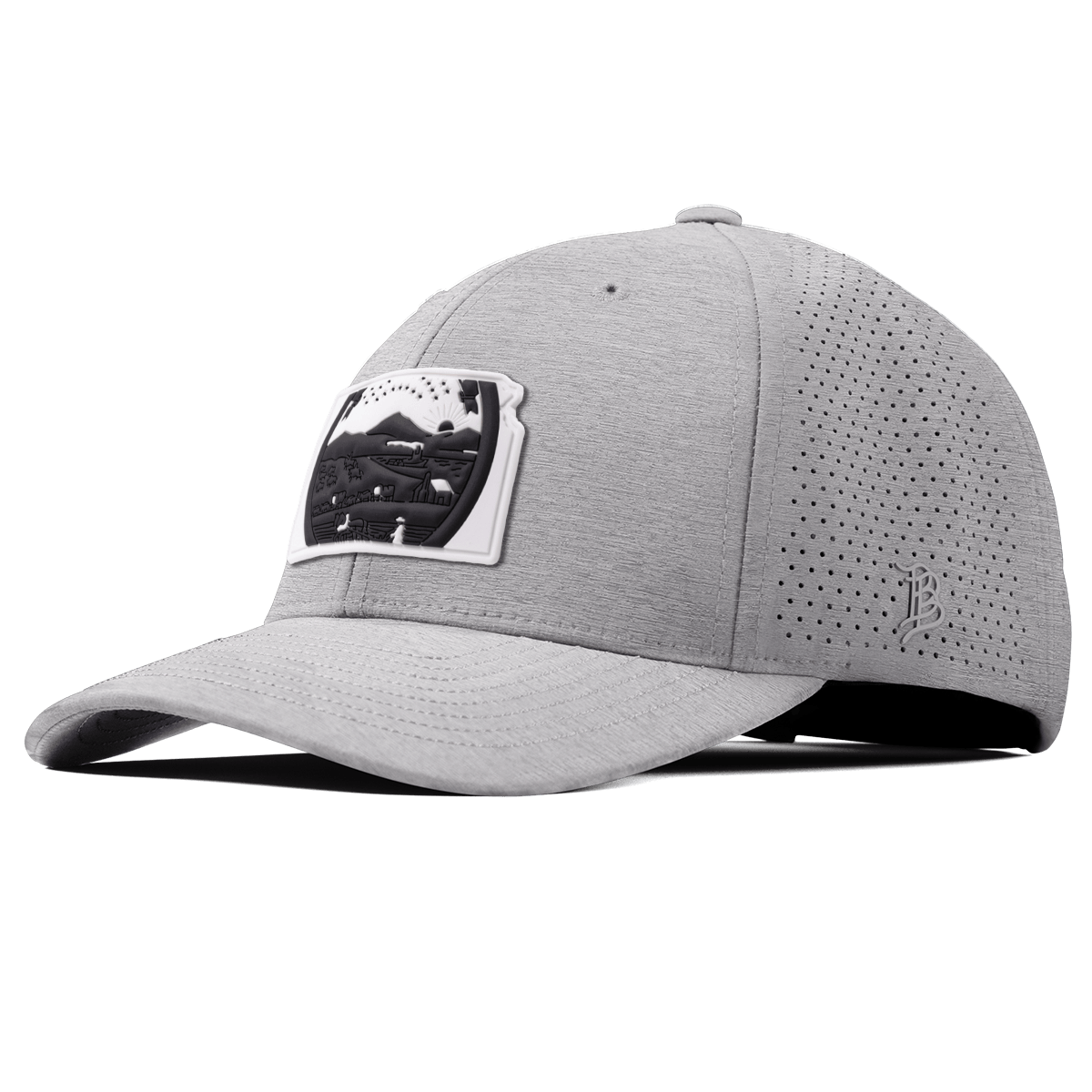 Kansas Vintage Curved Elite XGen™ Heather Gray