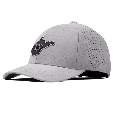 West Virginia Vintage Curved Elite XGen™ Heather Gray