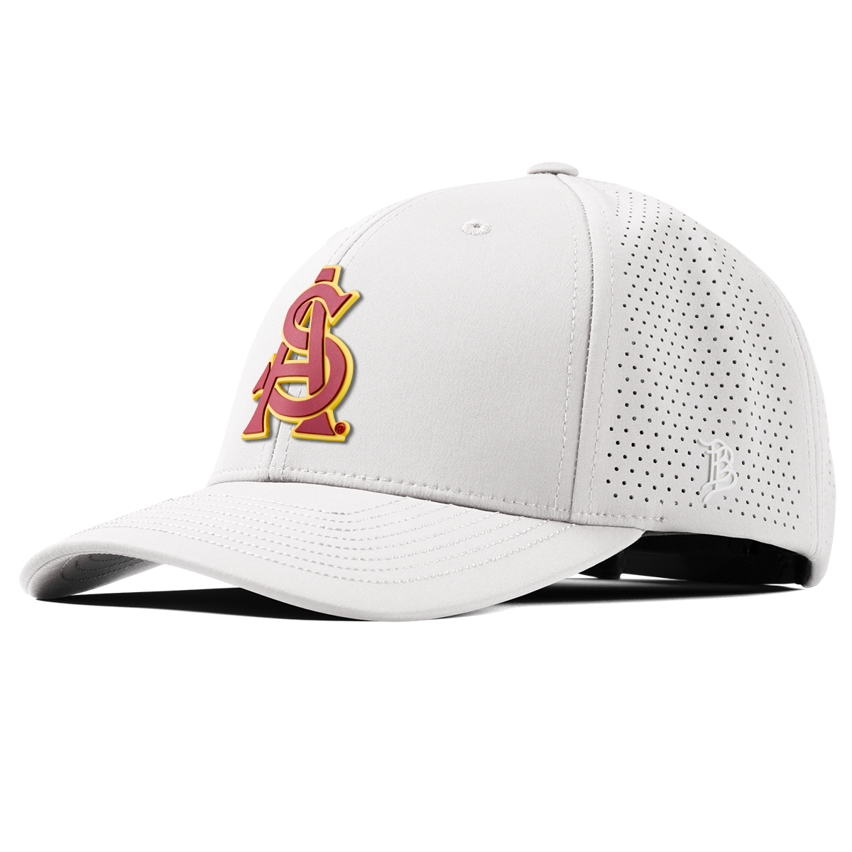 Arizona State University "ASU Baseball and Gold" Curved Elite XGen™ White