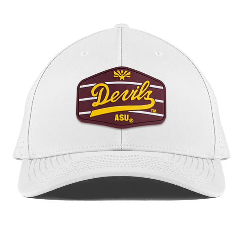 Arizona State University "ASU Devils Maroon" Curved Elite XGen White