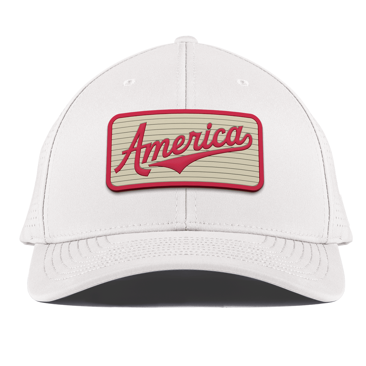 America Badge Curved Elite XGen™ White