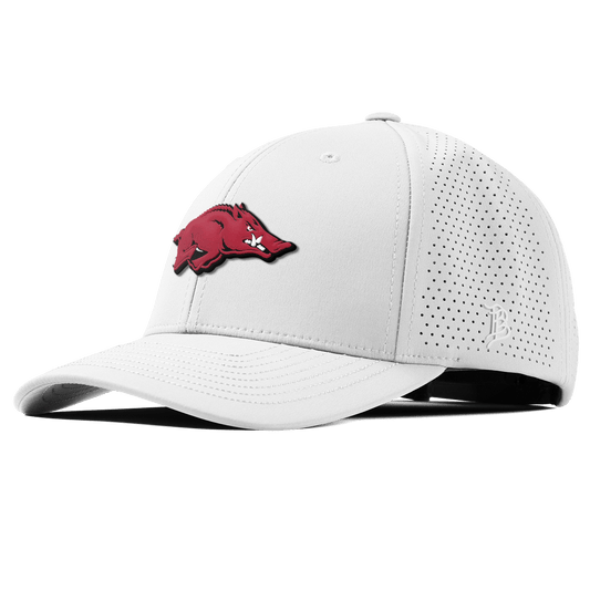 University of Arkansas "Arkansas Team Logo" Curved Elite XGen™ White