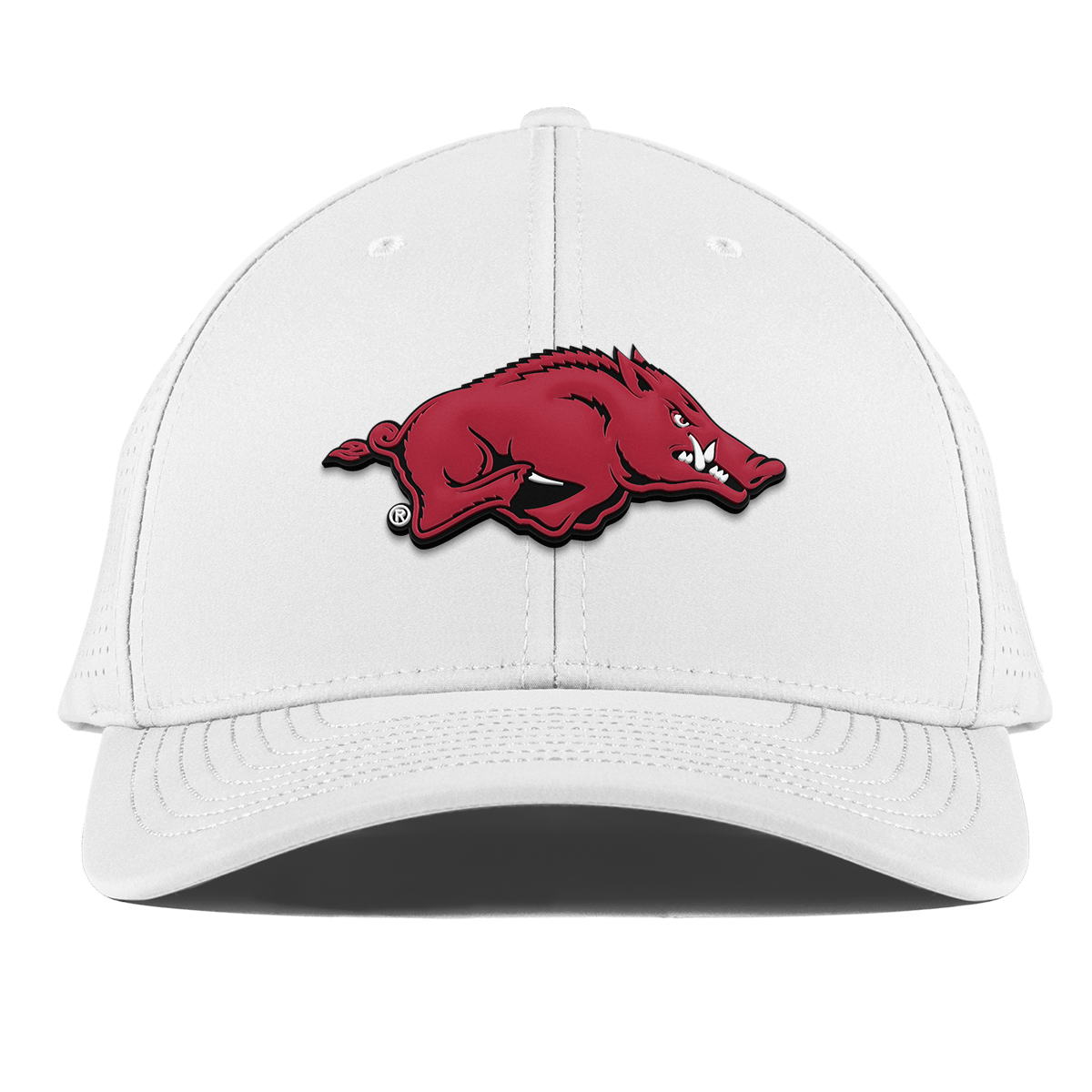 University of Arkansas "Arkansas Team Logo" Curved Elite XGen™ White