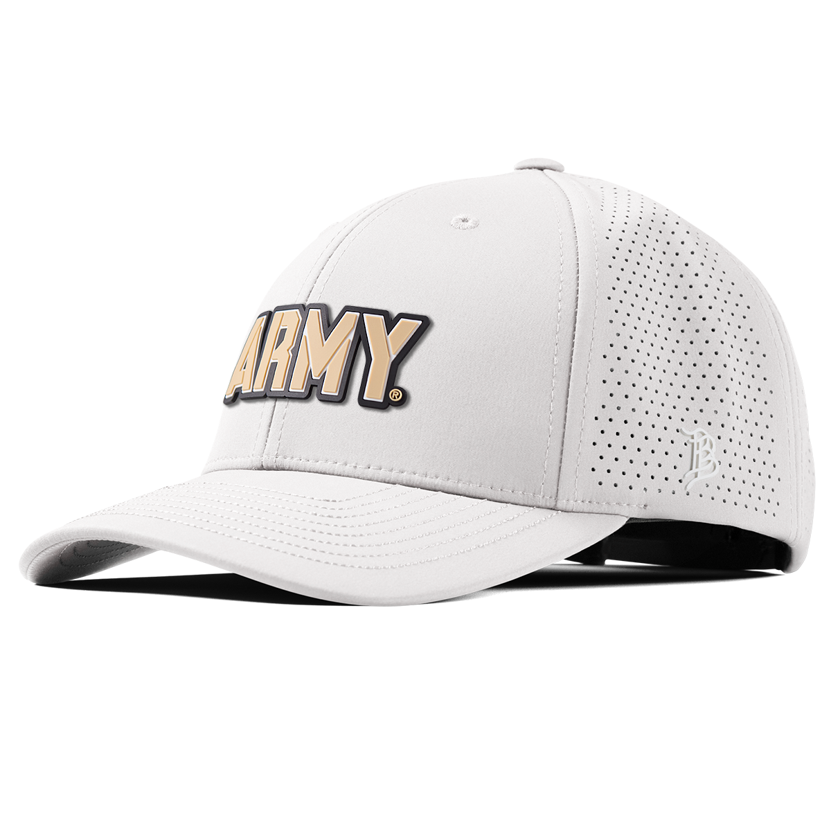 Army "Army West Point Gold Block" Curved Elite XGen™ White