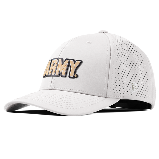 Army "Army West Point Gold Block" Curved Elite XGen™ White
