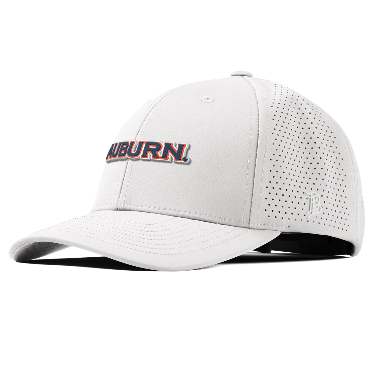 Auburn University "Auburn Block" Curved Elite XGen™ White