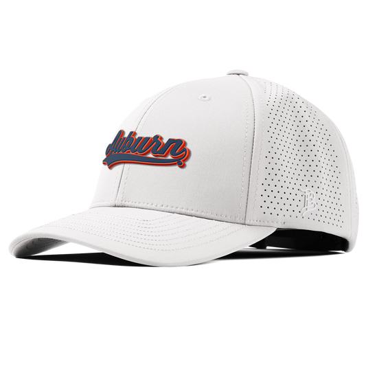 Auburn University "Auburn Script" Curved Elite XGen™ White